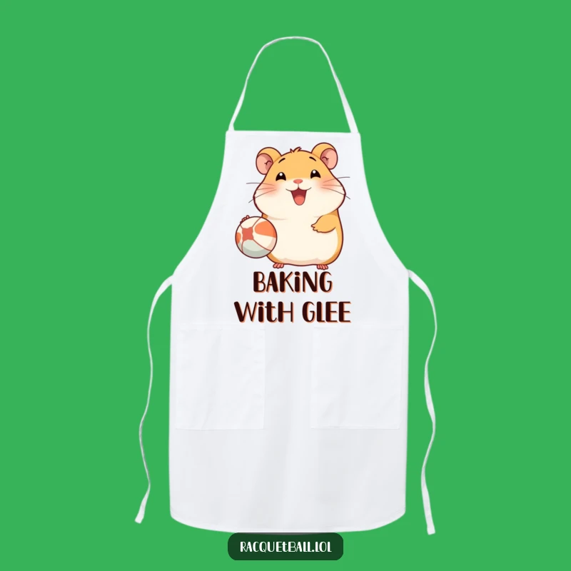 Funny Hamster Apron: Chef Hamster Serving Kitchen Apron, Perfect Gift