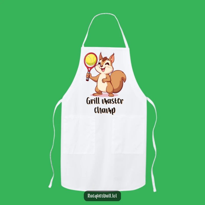 Funny Squirrel Victory Apron - Hilarious Kitchen Wear for Champions