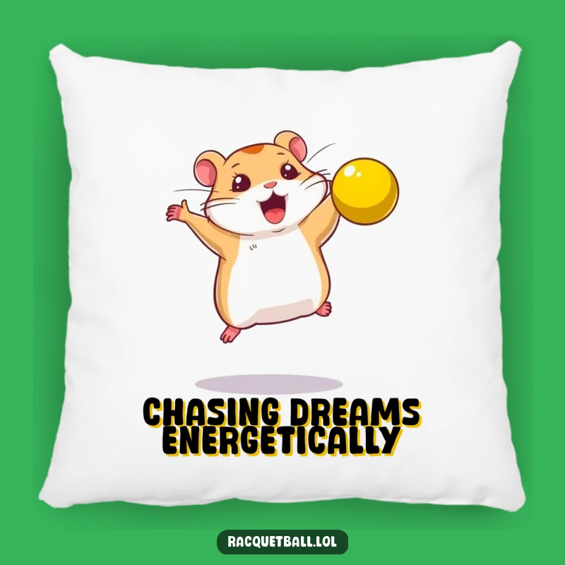 Funny Hamster Smash Pillow - Soft Determined Pet Cushion for Comfort