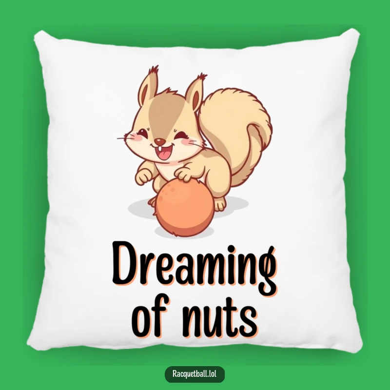Funny Squirrel Dive Pillow: Cozy Comfort & Determined Fun