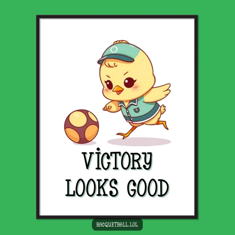 Funny Chick Athlete Digital Print: Instant Hilarious Sports Decor Download