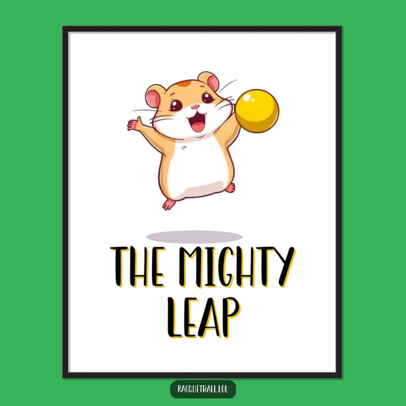 Funny Hamster Smash Digital Print - Instant Determined Pet Art Download