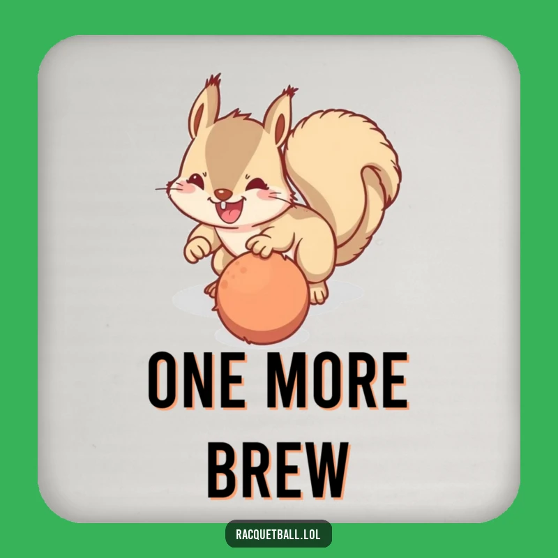 Funny Squirrel Dive Coasters: Protect Surfaces with Playful Focus