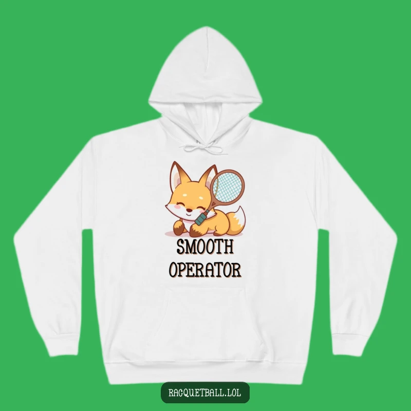 Cozy Funny Fox Slide Hoodie: Racquet Fun, an Awesome Funny Gift