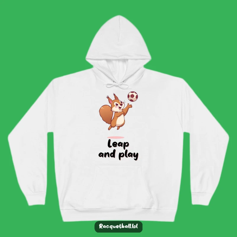 Cozy Funny Squirrel Hoodie - Warm & Determined Player Gift