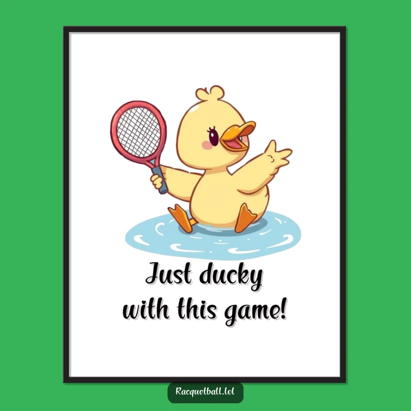 Free Printable Duck Art: Dramatic Save Duck Funny Downloadable Wall Art