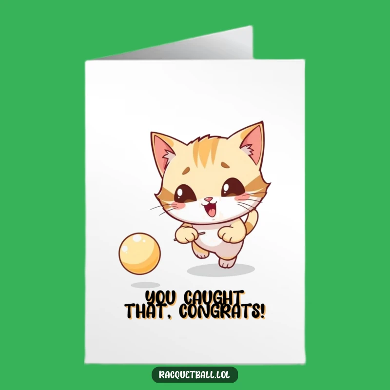 Free Printable Funny Cat Congrats Card - Focused DIY Downloadable