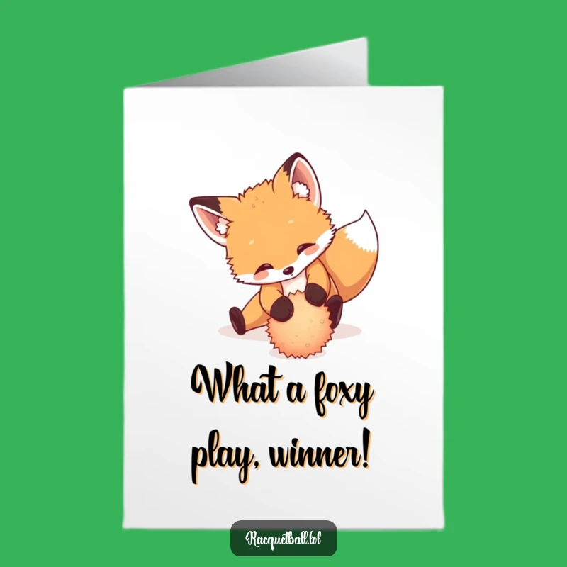 Free Printable Funny Fox Congrats Card - Dynamic DIY Downloadable
