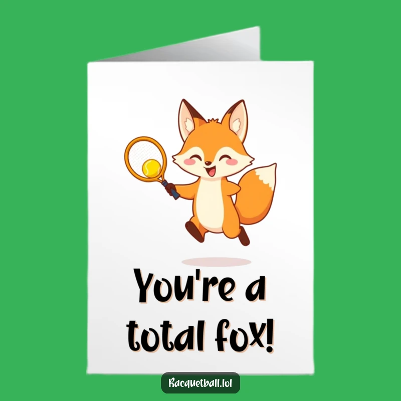 Free Printable Fox Congrats Card: Ace Your Goals - Funny Downloadable Gift!