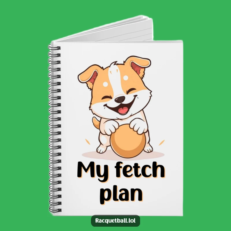 Funny Dog Pounce Notebook: Jot Down Ideas with Playfulness