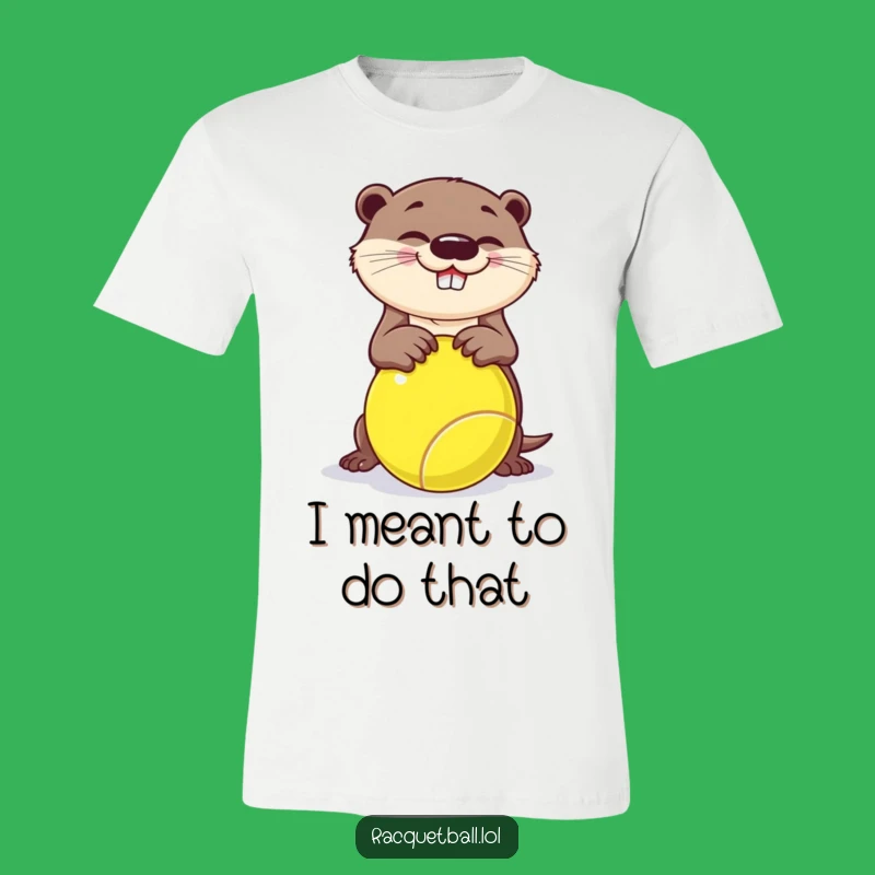 Funny Otter Tripping T-Shirt: Wear Your Playful Mishaps with Humor