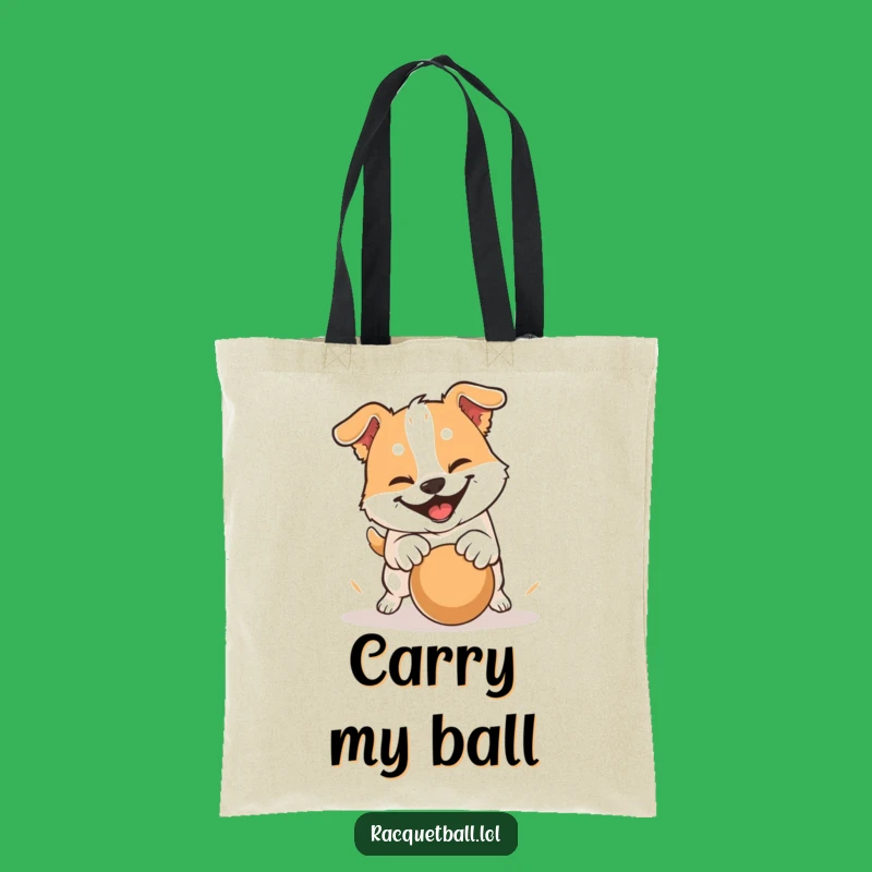 Funny Dog Pounce Tote Bag: Carry Your Playful Spirit