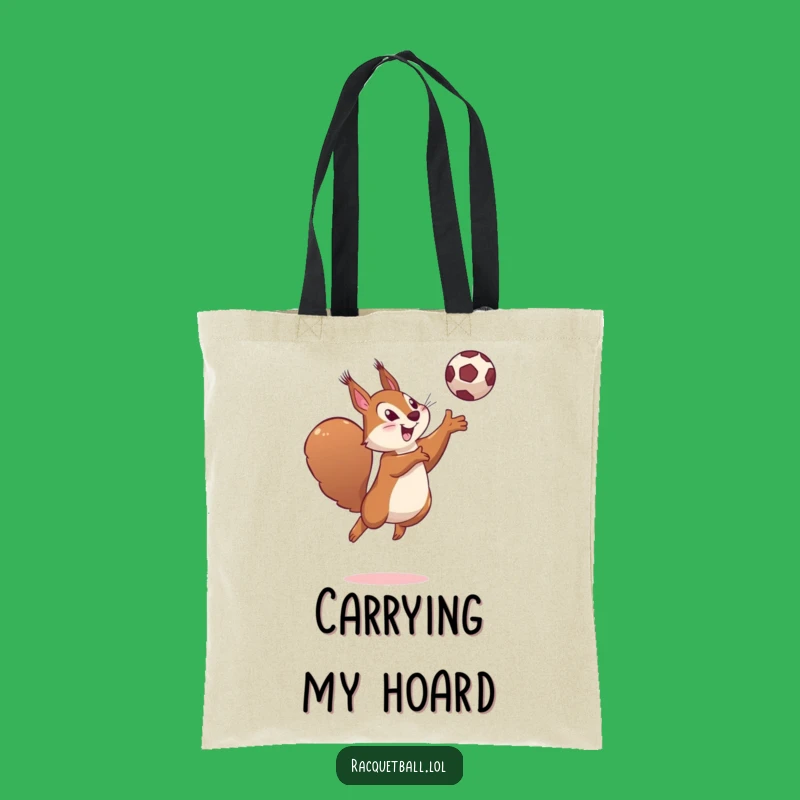 Funny Squirrel Leaping Tote Bag - Spacious & Determined Carry-All