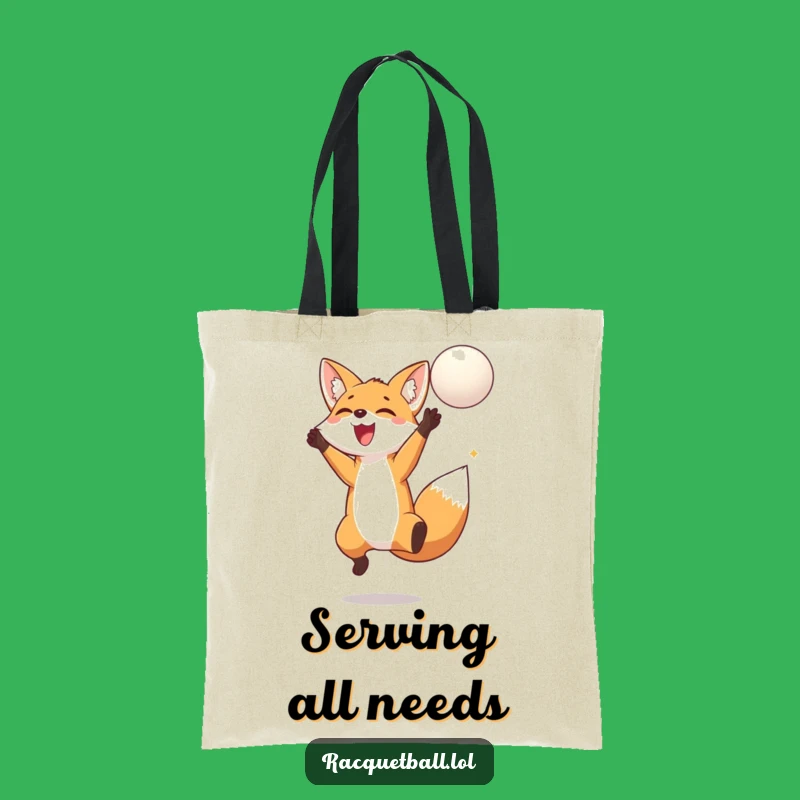 Funny Fox Jumping Tote Bag - Stylish Carry-all for Playful Souls