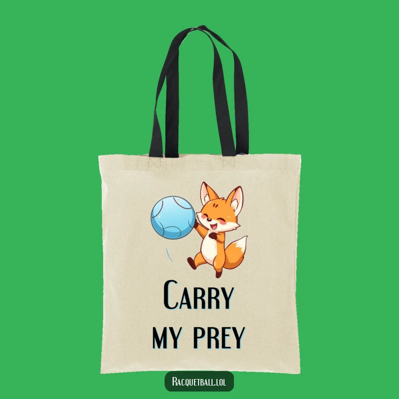 Funny Fox Leaping Tote Bag - Dramatic Style & Gift